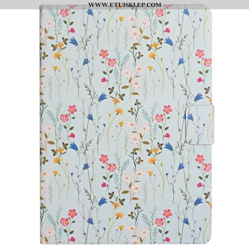 Etui Folio do Samsung Galaxy Tab A8 (2021) Kwiaty Kwiaty Kwiaty